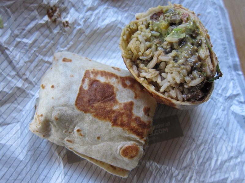 Review Taco Bell Cantina Steak Burrito Brand Eating