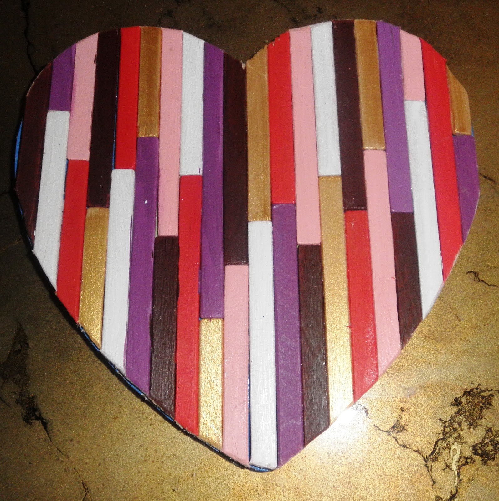 CristaLee DIY Wooden Heart in Frame