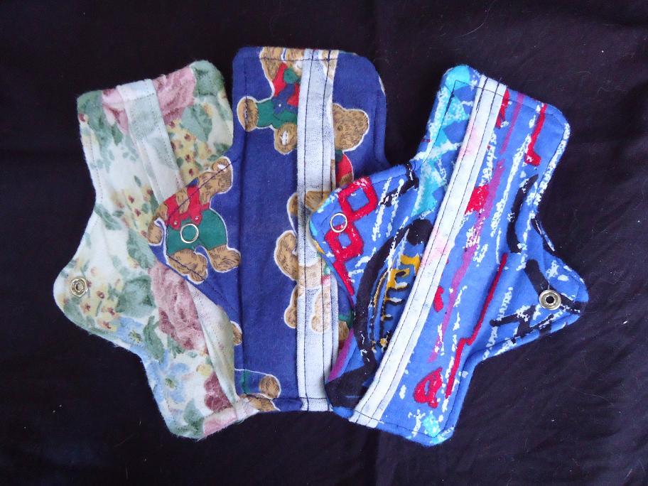 Vegan food for the hungry student Home sewn reusable sanitary pads