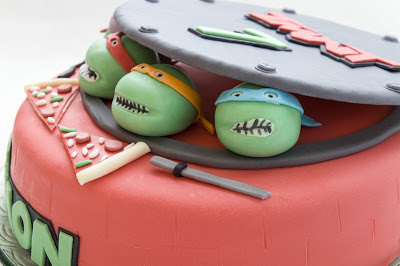 Ninja želve torta - Teenage mutant ninja turtles cake TMNT