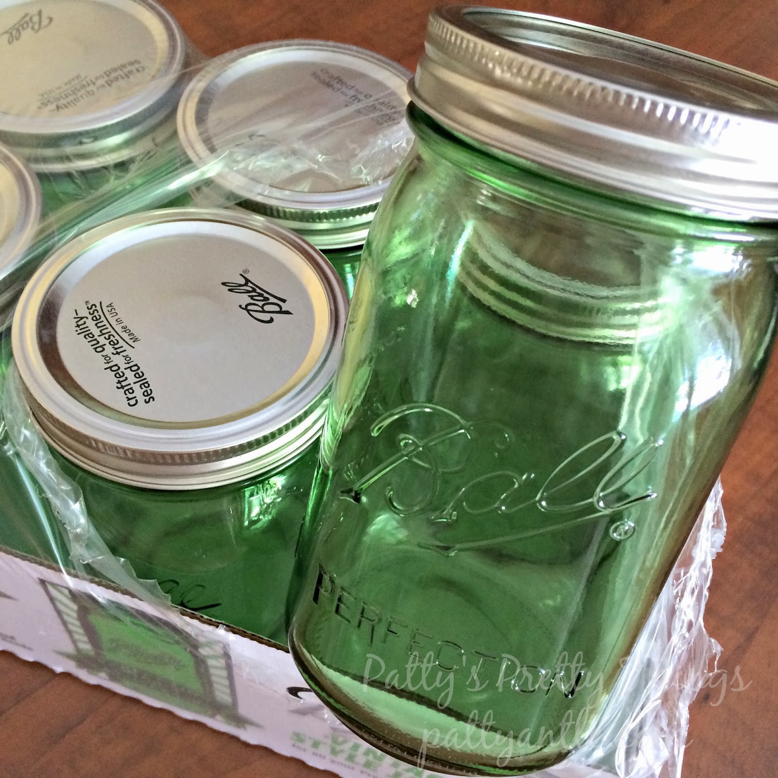 Patty Antle's Prettys Green Ball Jars!