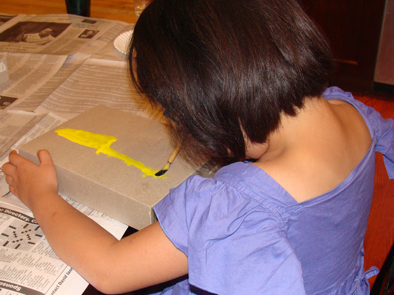 Creating with cereal boxes