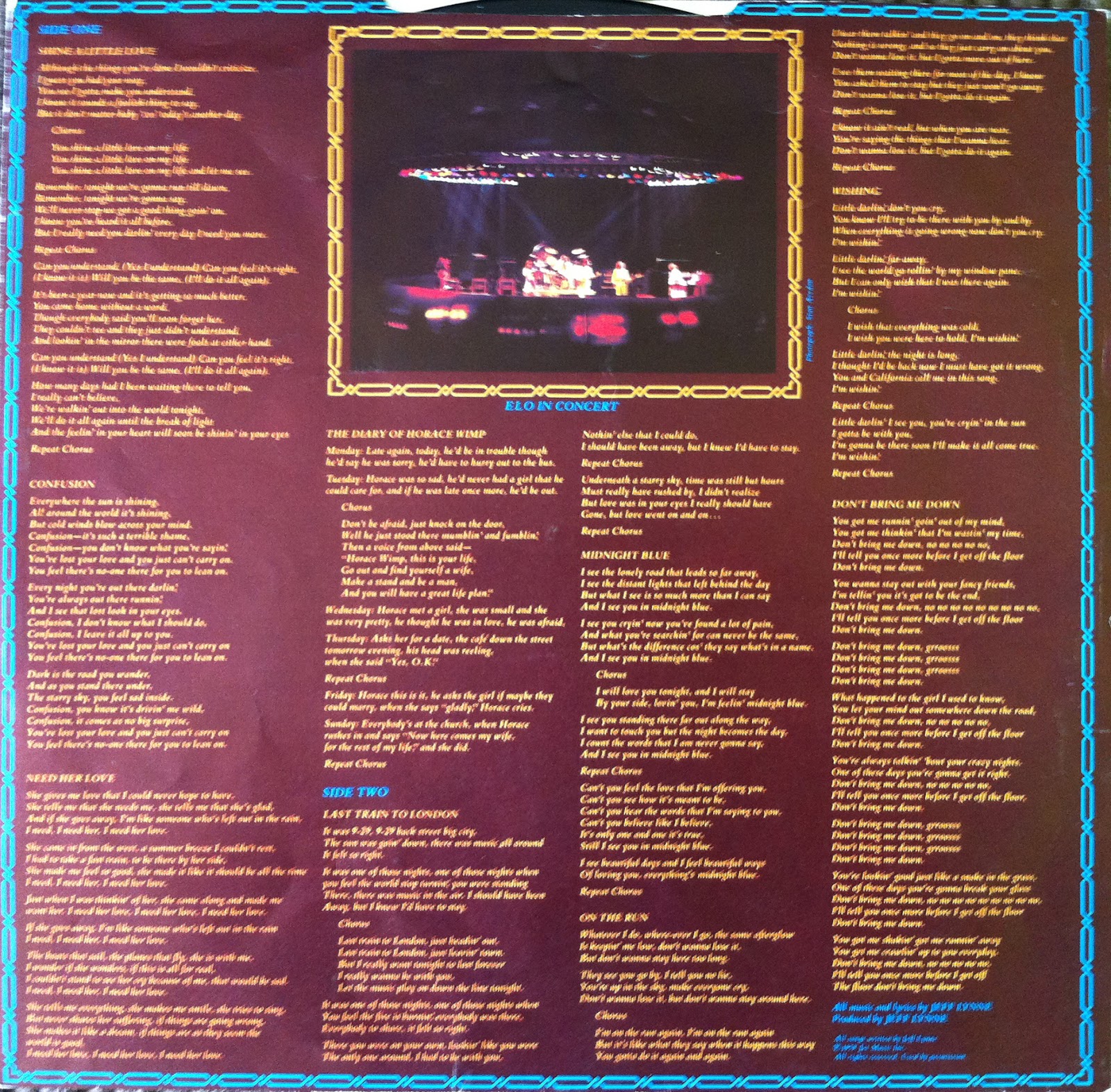 My Personal Record Guide Electric Light Orchestra Discovery, Jet, LX 500