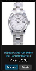 Replica Grade AAA White Dial Bar Hour Markers