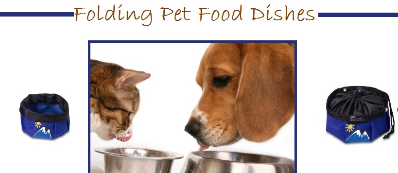Folding Pet Food Dishes