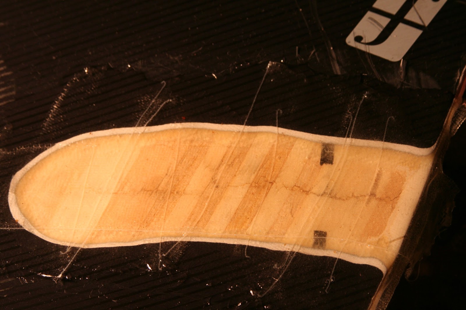 Cracked snowboard fix