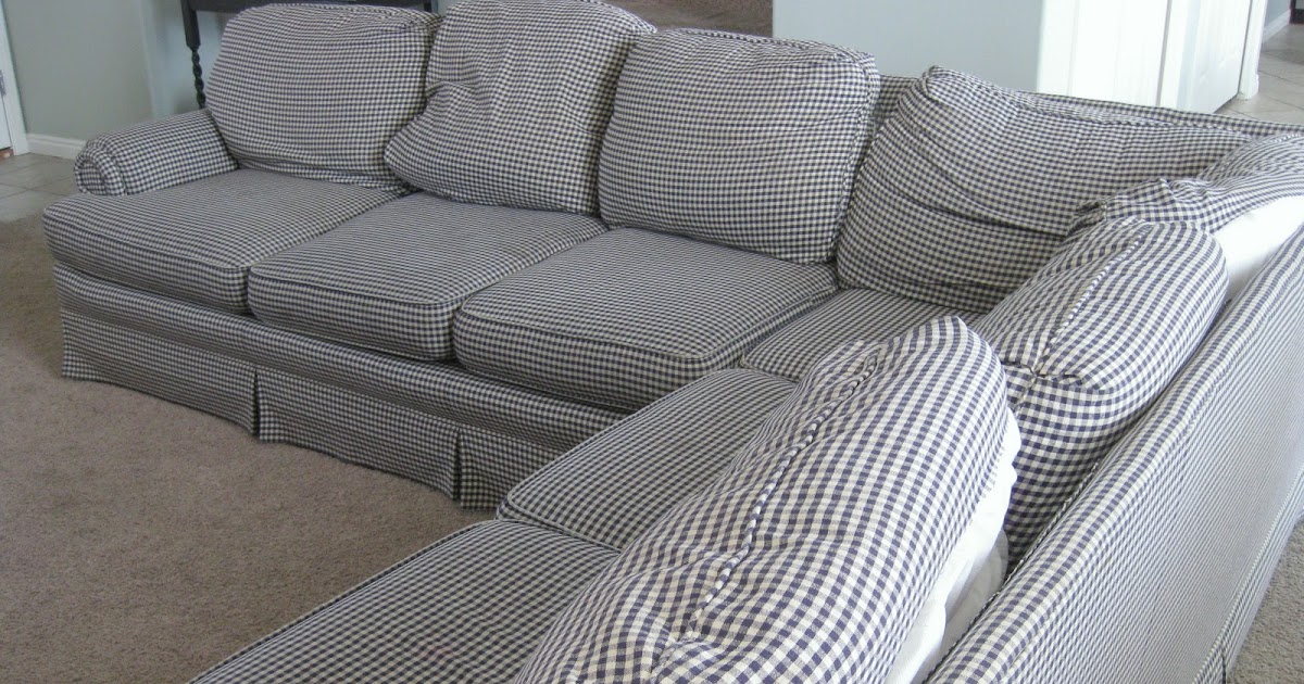 Custom Slipcovers by Shelley 2 piece Sectional