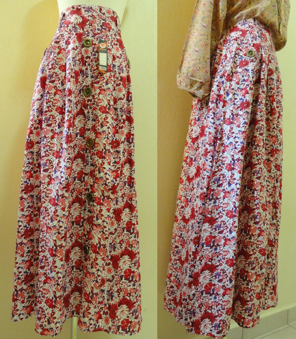 hijabers central hana floral maxi skirt hijabers central hana floral maxi skirt