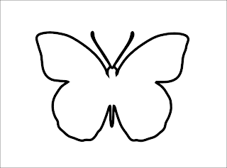 butterfly clipart border clip cliparts schmetterling template butterflies printable freebie digi borders outline digital cartoon stamp templates frame drawing diy