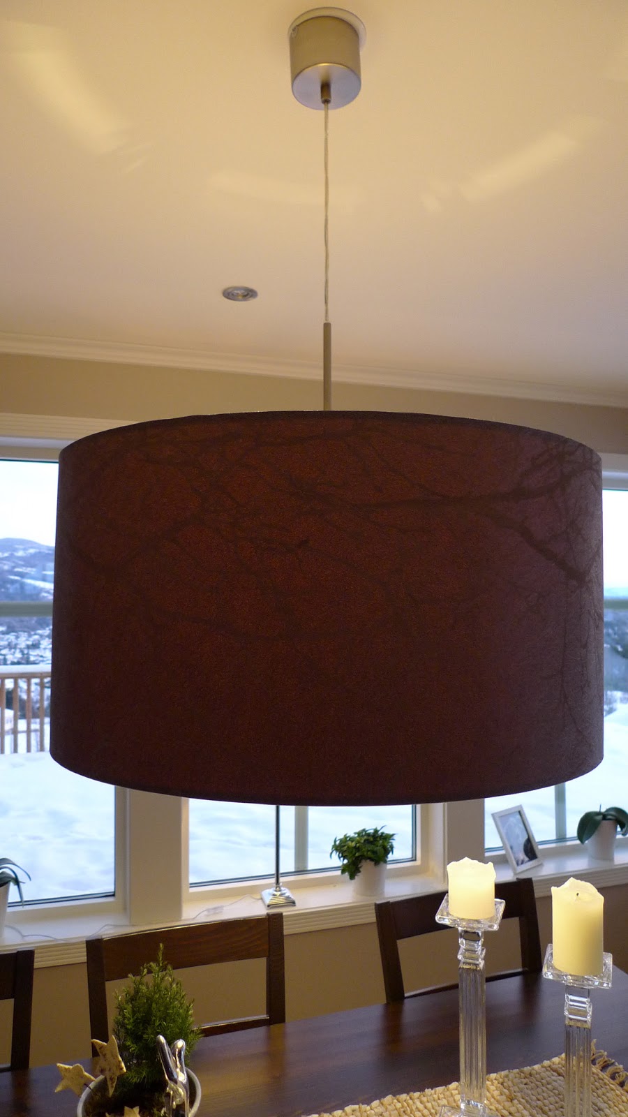 Maleriet fargehandel: re design av lampe fra ikea.