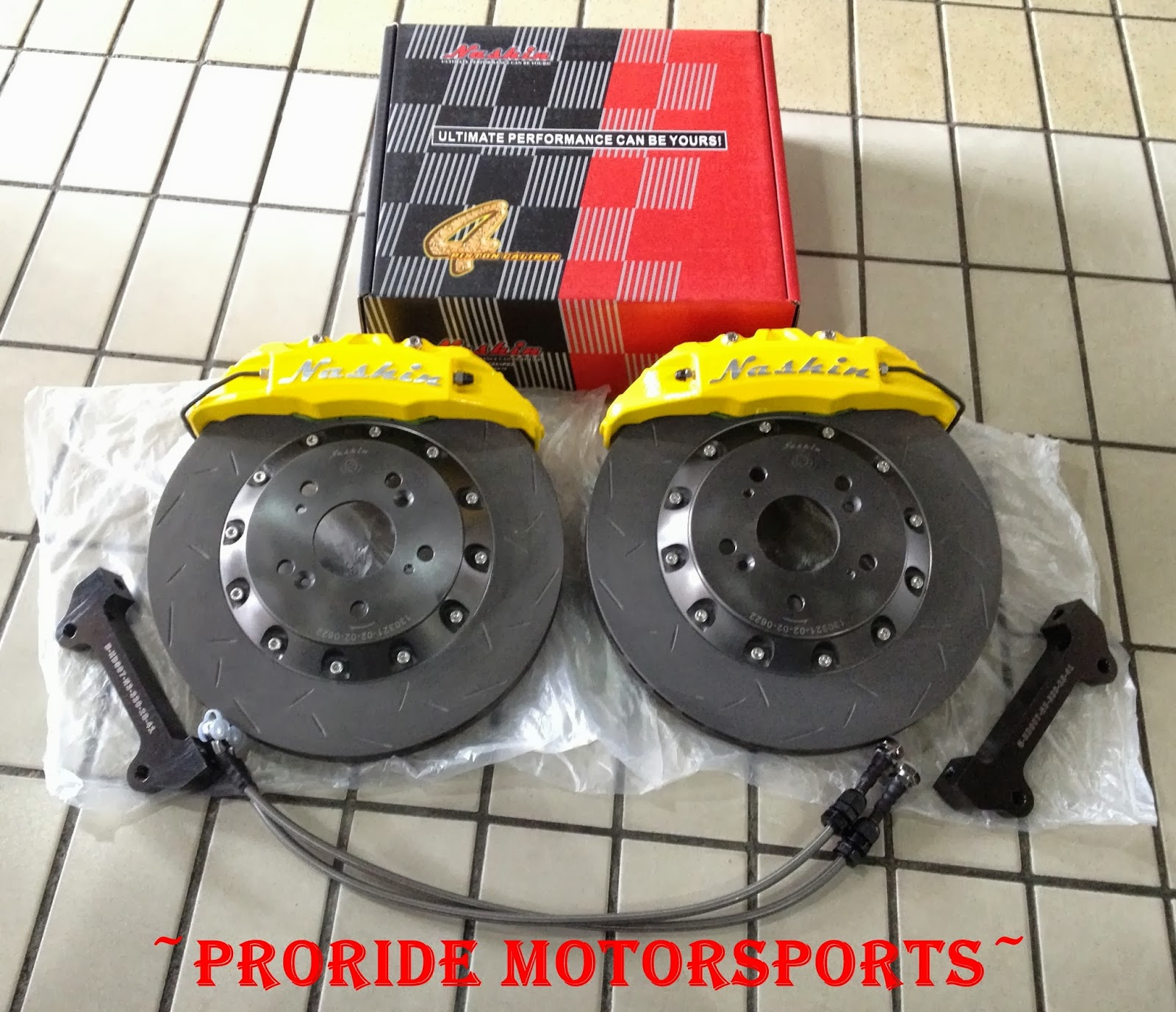 Proride Motorsports Nashin 4Pot 330mm Big Brake Kit for Honda Civic FD