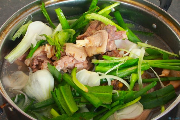 vịt om sấu với nước dừa 4
