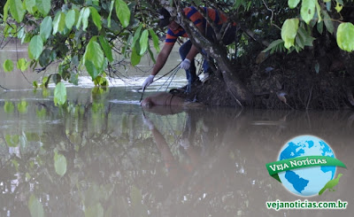 Corpo é encontrado Boiando no Rio Cujubim na manhã deste domingo