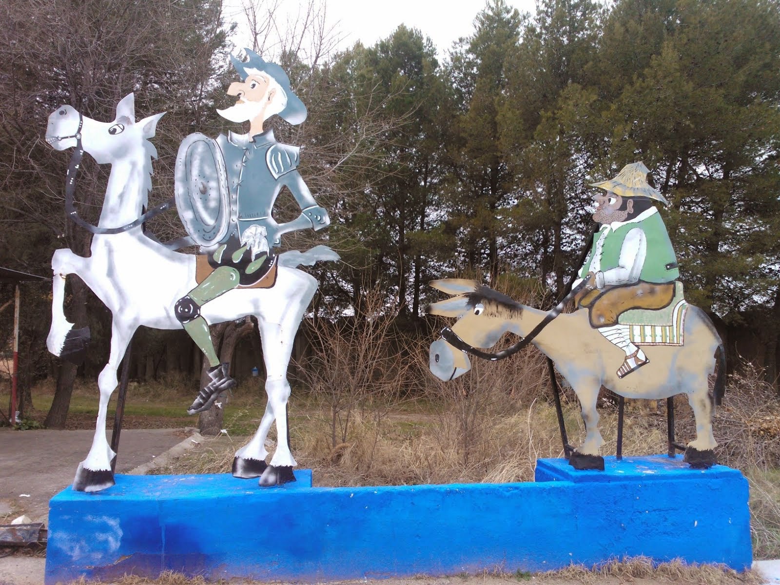 DON QUIJOTE DE LA MANCHA Y SU ESCUDERO