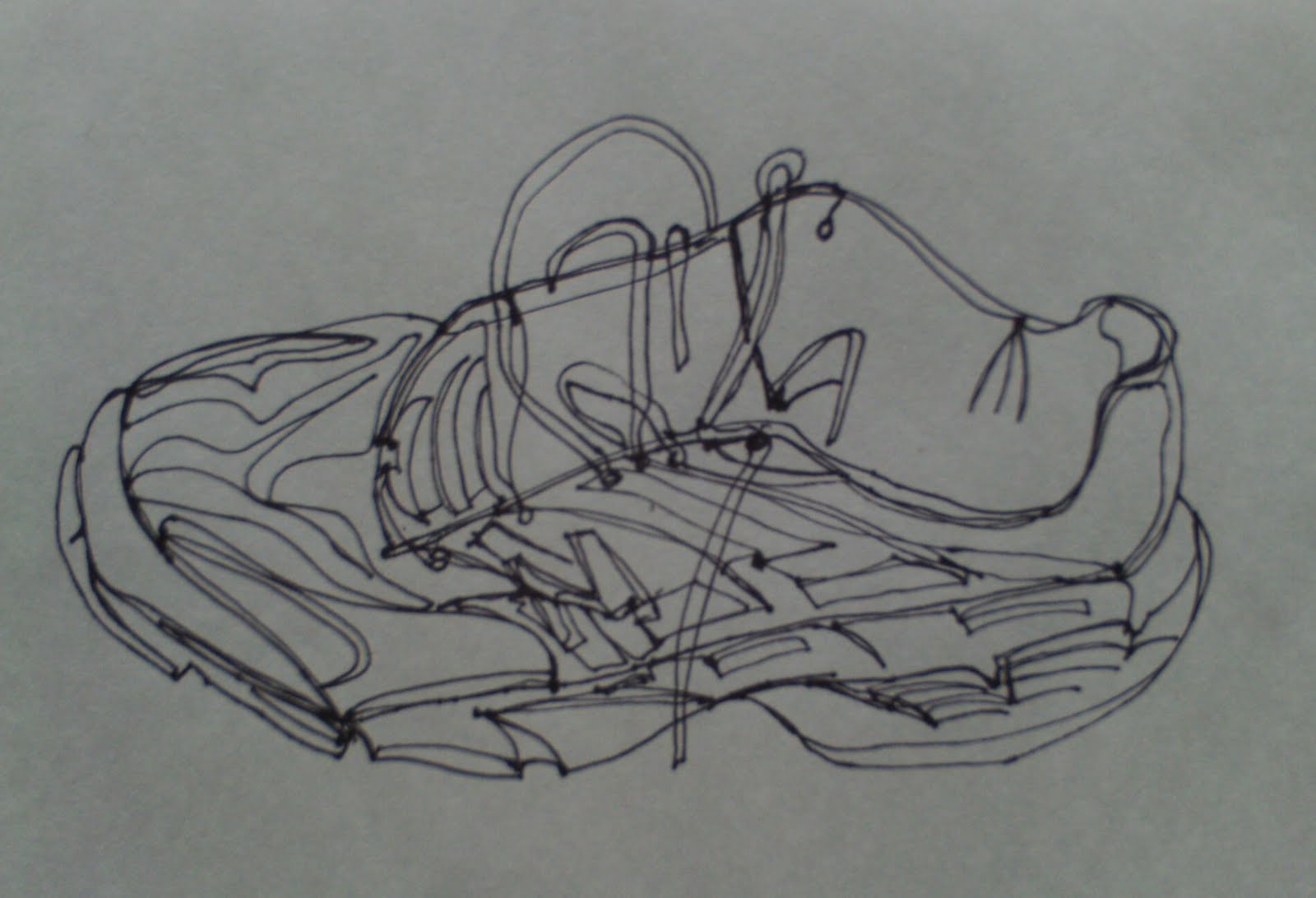 Modified Contour Line Drawing : Garth schmeling june