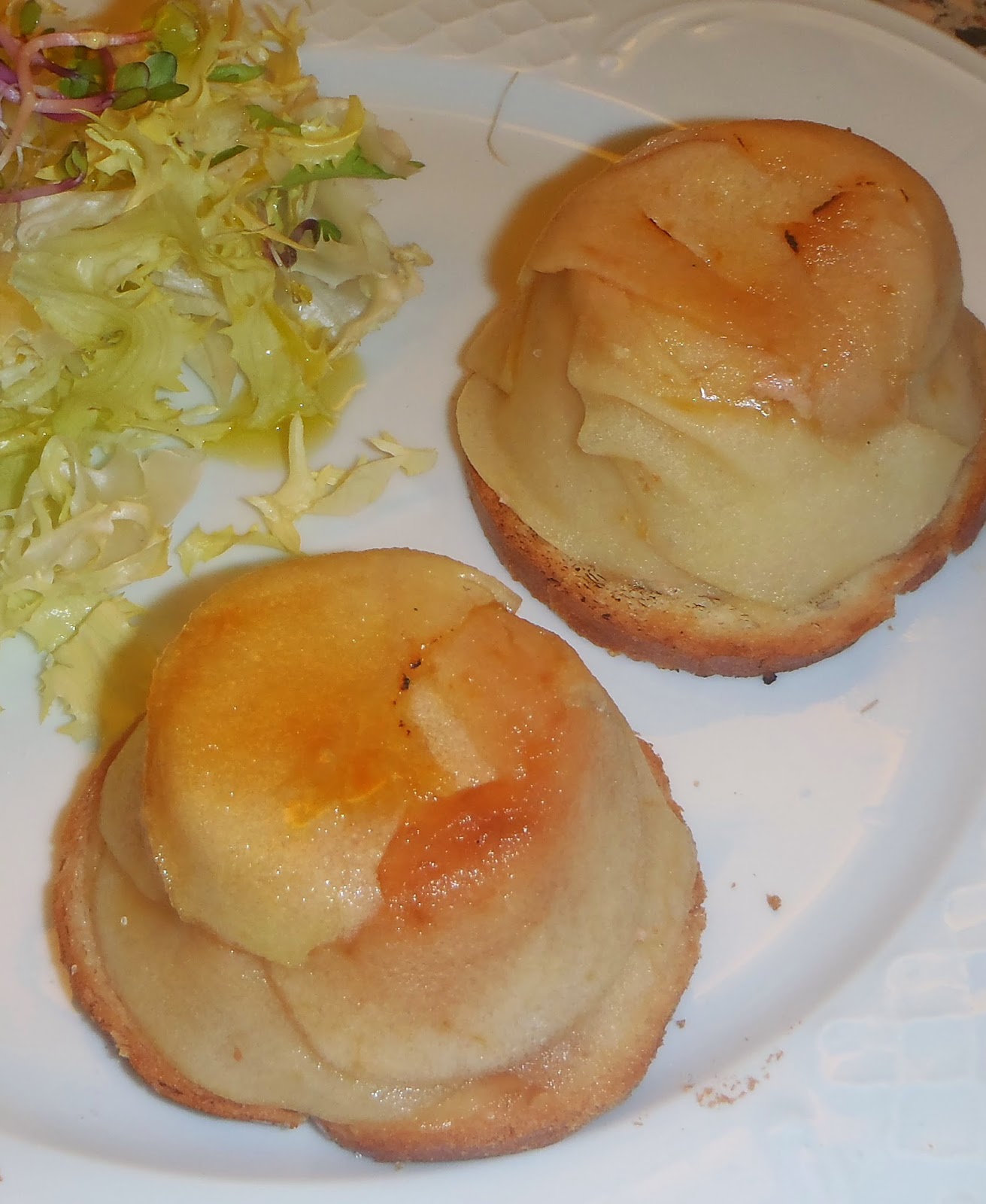 Les receptes que m'agraden Timbal de manzana caramelizada y foie