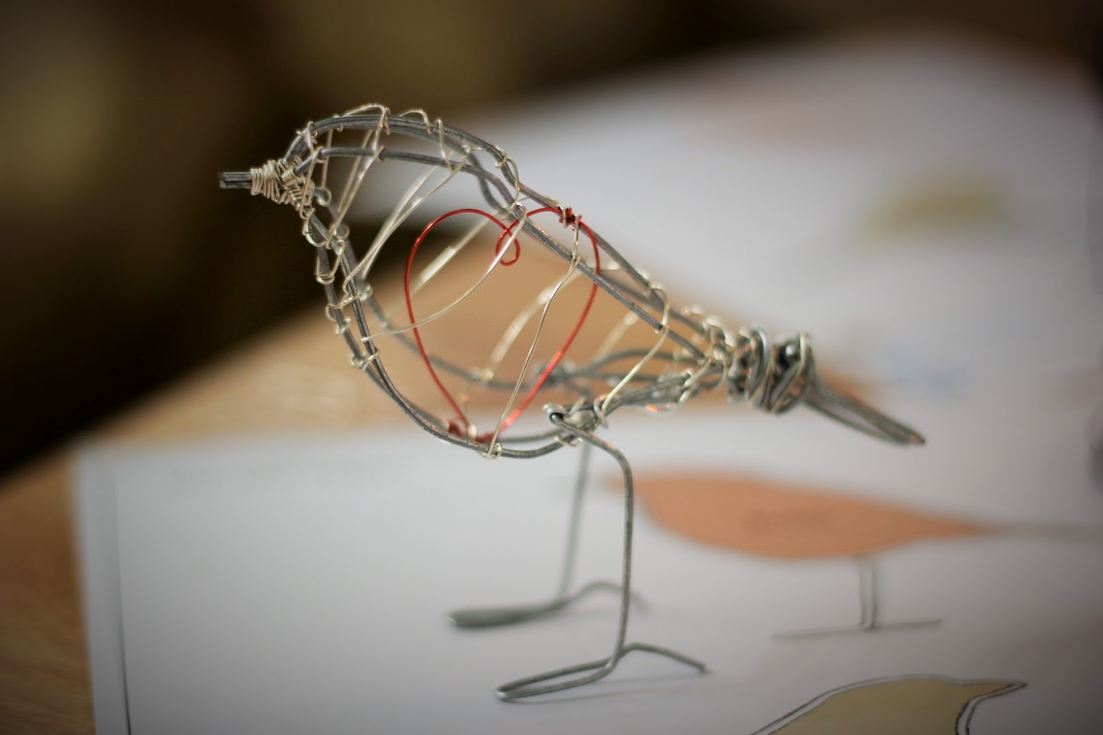 Wire Bird with Paper and Wood's Zach McLaughlin