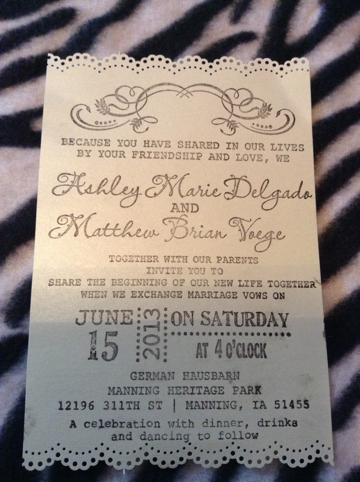 Mom Takes Charge My Wedding Invites