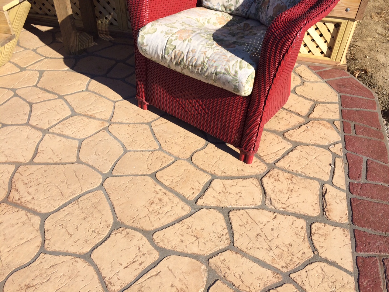 Decorative Concrete Patio