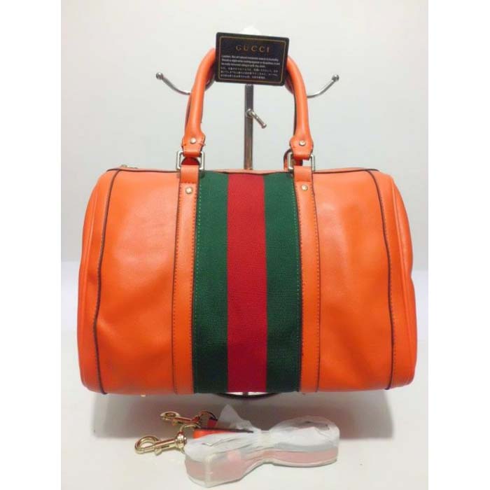 Tas Gucci Speedy 28188 (Size M) Orange Tas Branded Tas Wanita