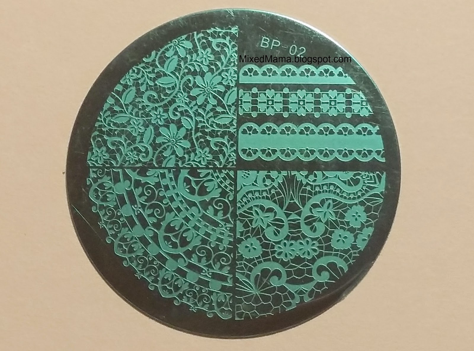 MixedMama Born Pretty Store's Nail Stamping Plate BP02 Review