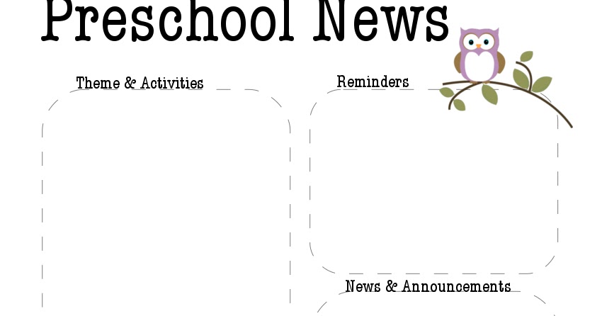weekly newsletter template