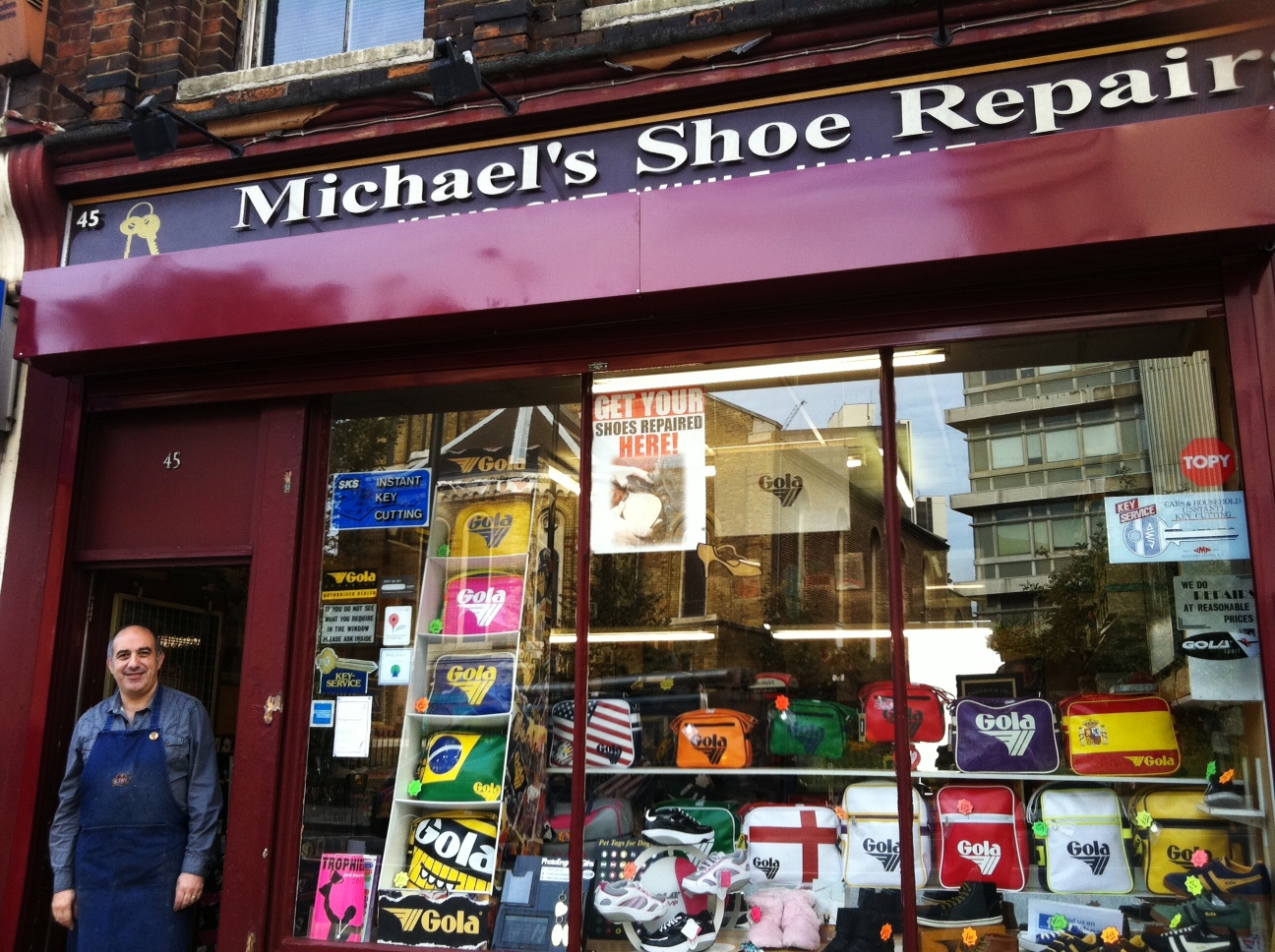 Local profile Michael’s Shoe Repairs Tradescant Road and South Lambeth