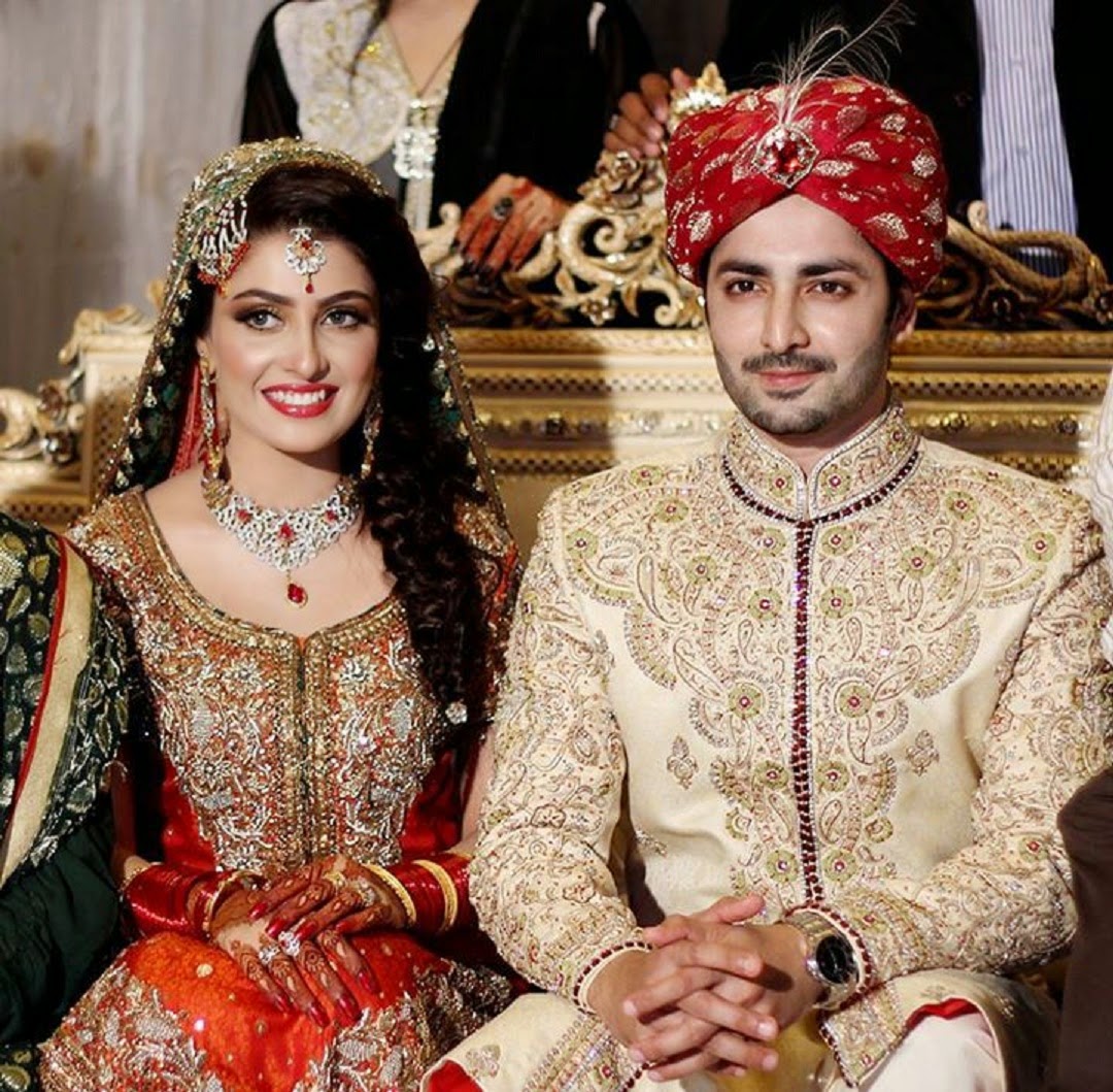 Ayeza Khan and Danish Taimoor Wedding Pictures Wallpapers Free Download
