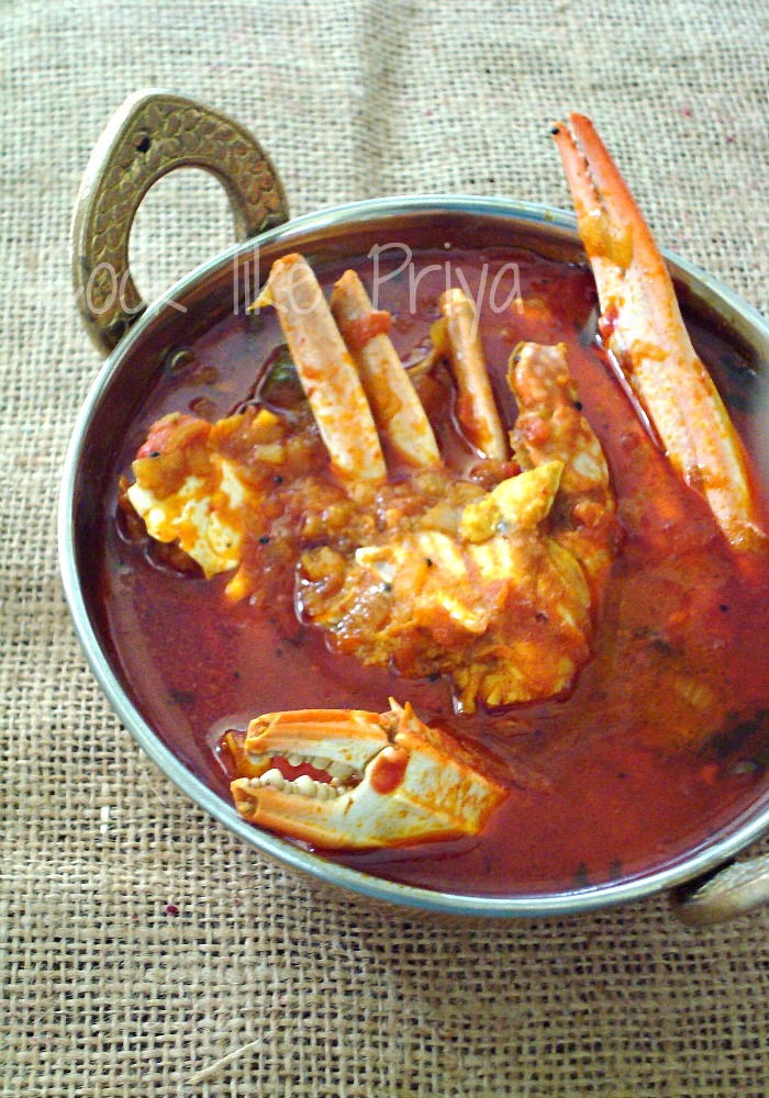 Cook like Priya Crab Fry Simply Crab Curry Seafood Recipe
