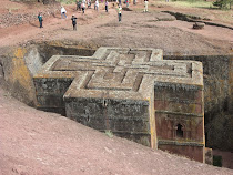 Church of St. George, Lalibela. (Note roof level equal to four deeply carved out sides)