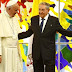 Visita el Papa al Presidente de Cuba en el Palacio de la Revolución