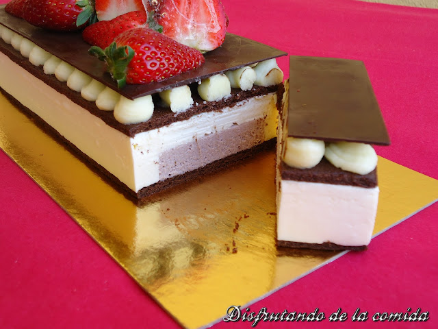 Tarta De Mascarpone, Fresa Y Chocolate