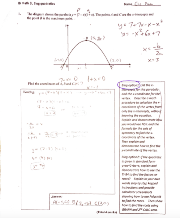elie maths ib maths sl blog quadratics ib math graph paper