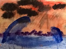 Art Intertwine-Watercolour Storm Paintings