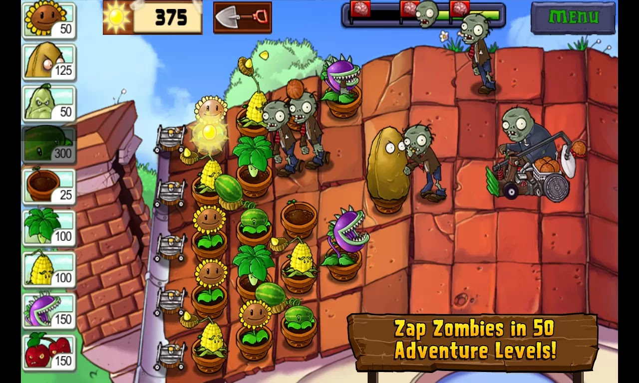 Android [Oyun] Plants vs. Zombies™ HD Full Apk