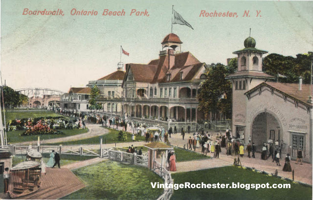 Boardwalk at Ontario Beach Park, Rochester NY 1910