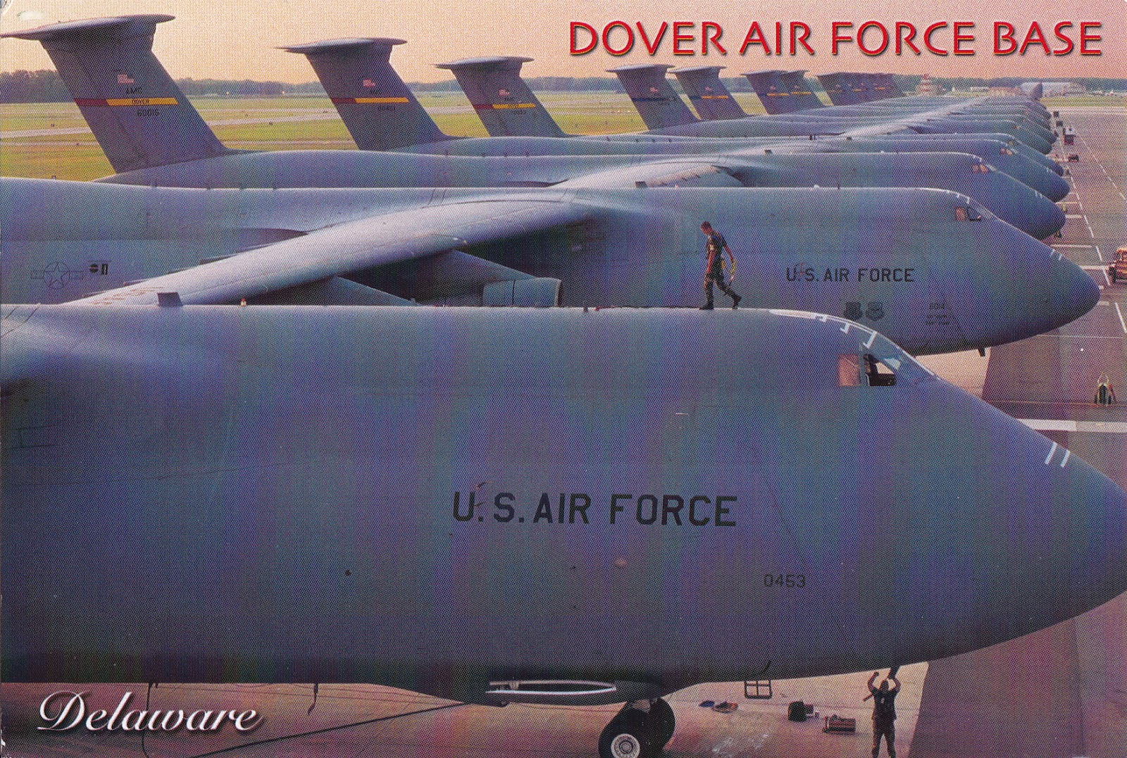 Jazz Stamps Postcard 43 Dover Air Force Base, Delaware