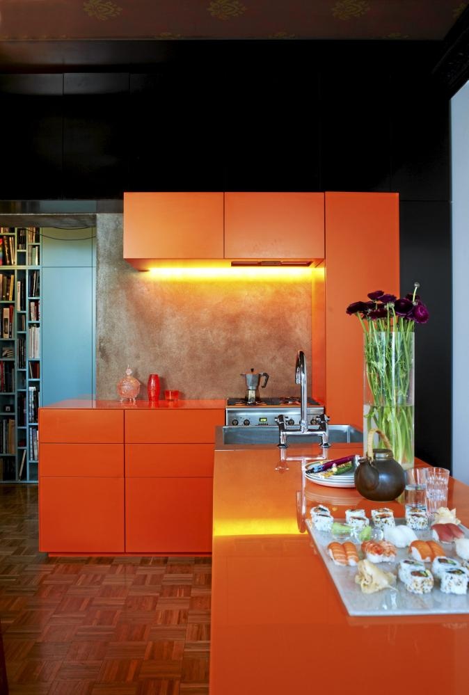 ESTUDIO DE COCINAS CJR: INSPIRACION COCINAS "NARANJA"- COCINAS CJR LEÓN