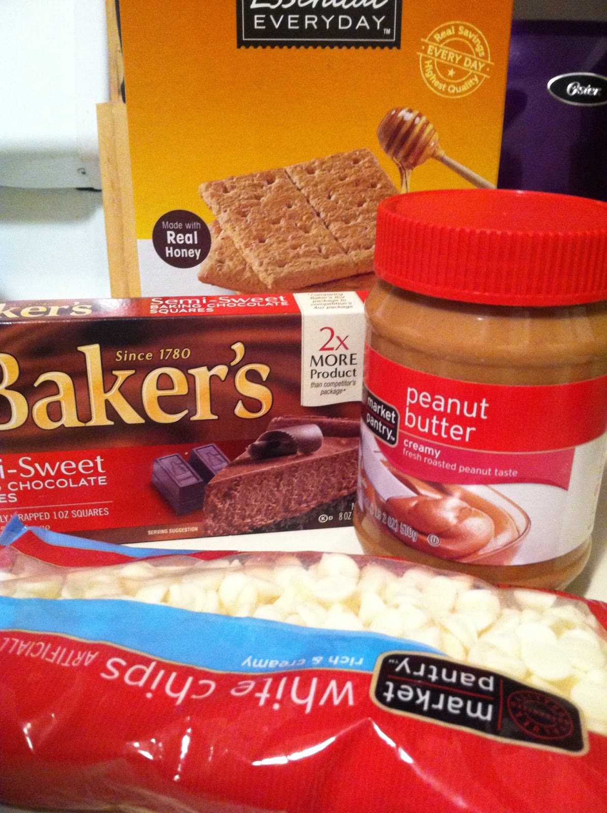 Pumpkins, Potions, and Pies Chocolate Peanut Butter Graham Cracker Bark