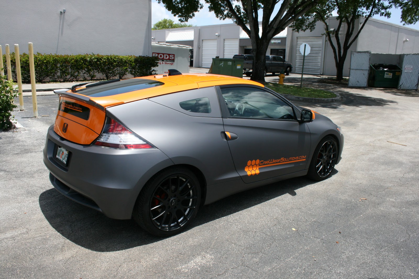 Car Wrap Solutions Blog New Pics & News of Our Latest Car Wrap Projects Custom Honda CRZ