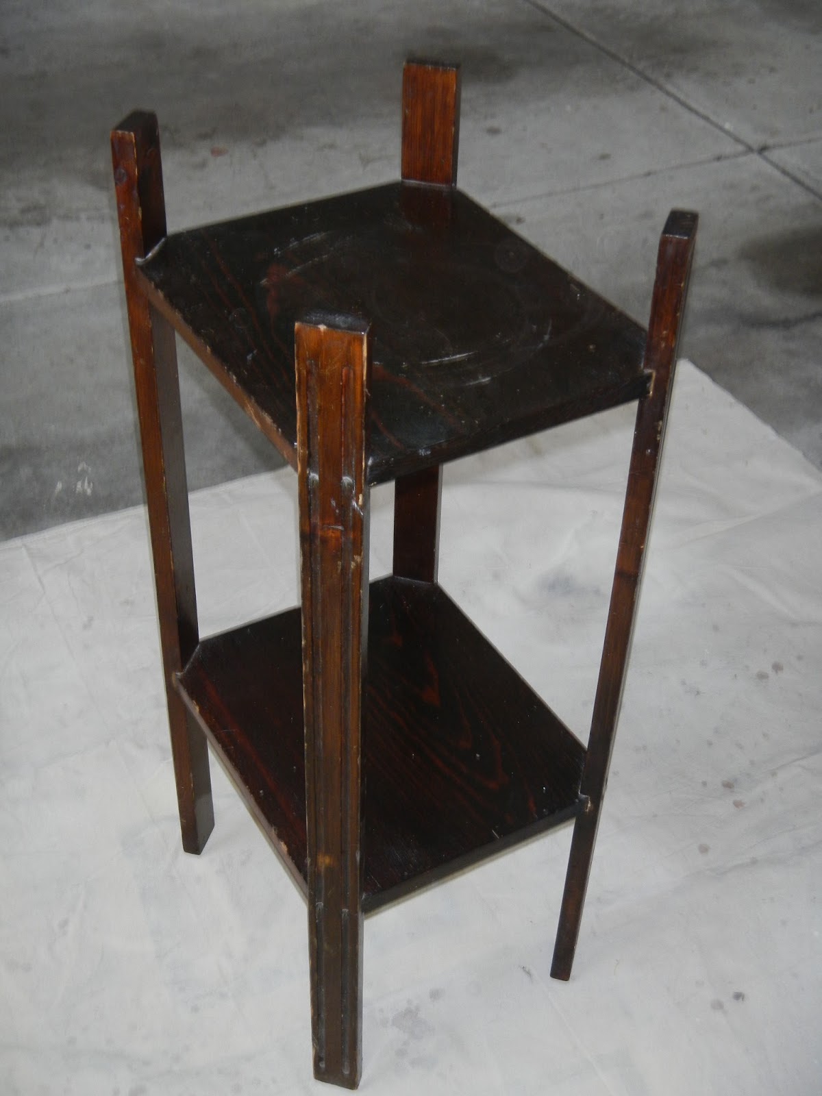 Time of Our Lives Furniture Redo Castoff table to bedside table