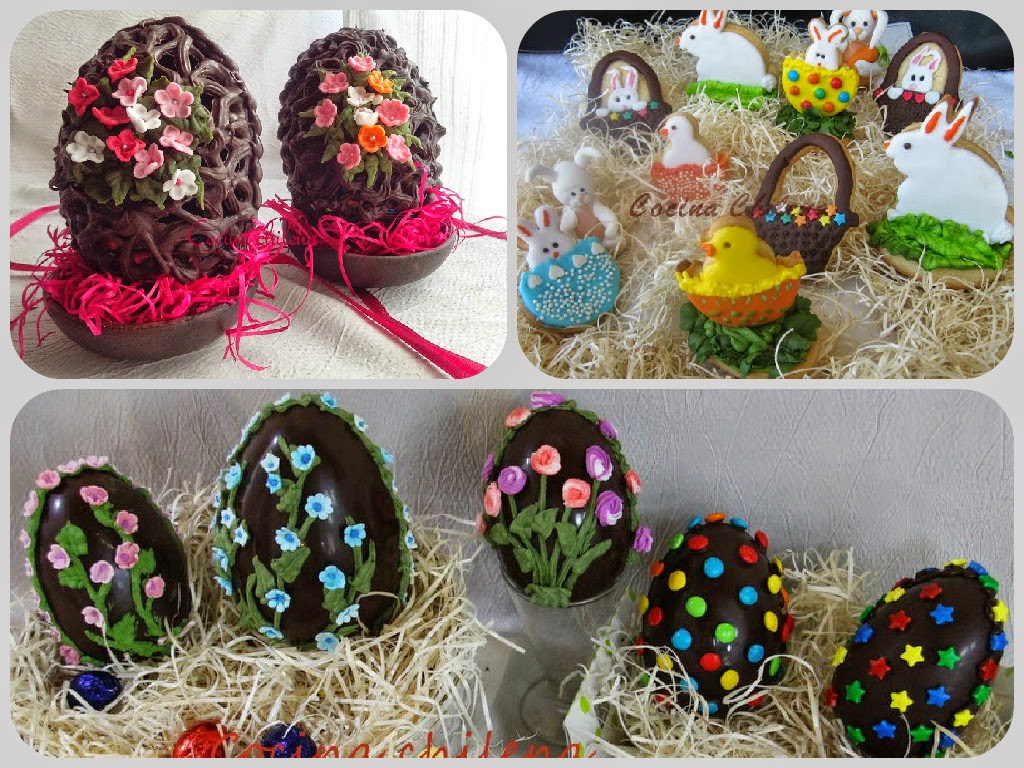 Huevos De Chocolates ,galletas De Pascua 
