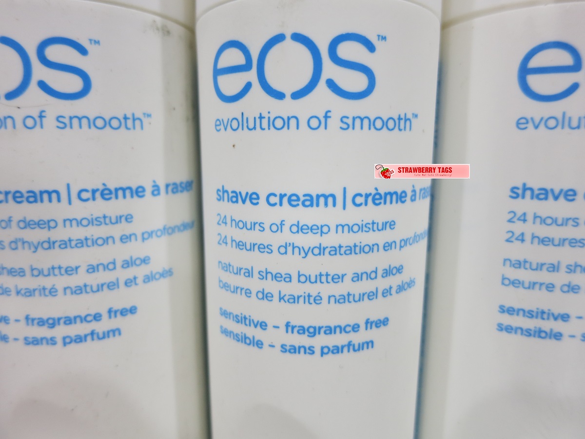 StrawBerry TaGs EOS Smooth Ultra Moisturizing Shave Cream for
