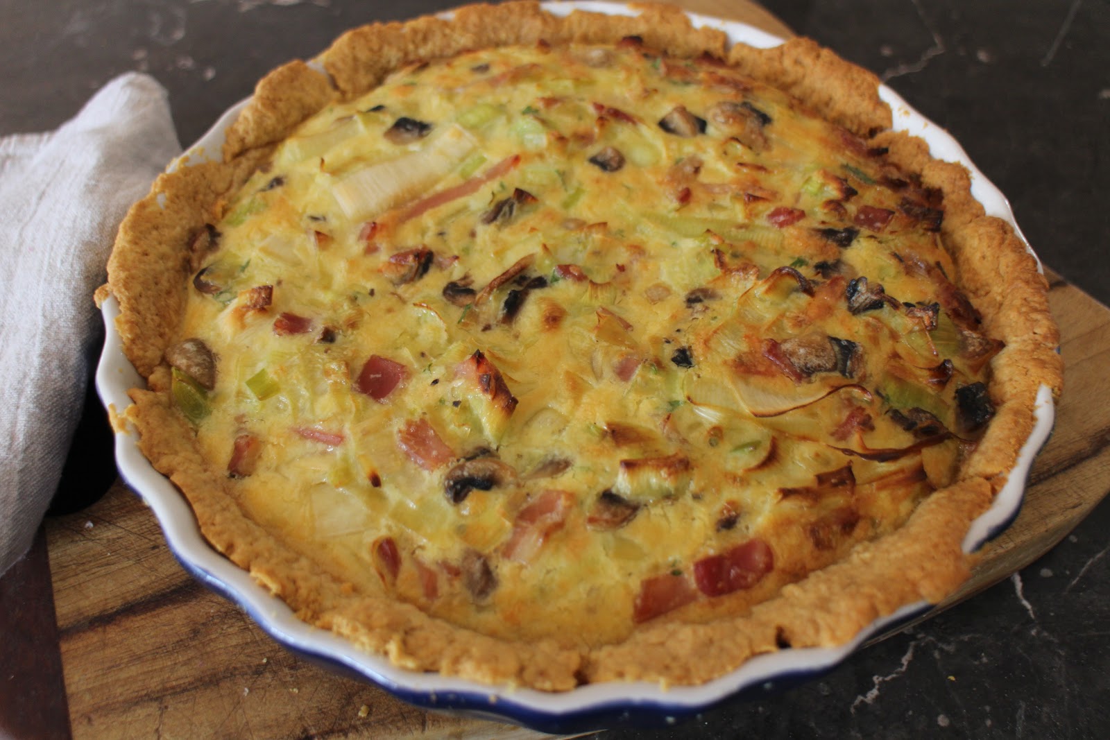Life In The Country... Quiche A Yummy One.