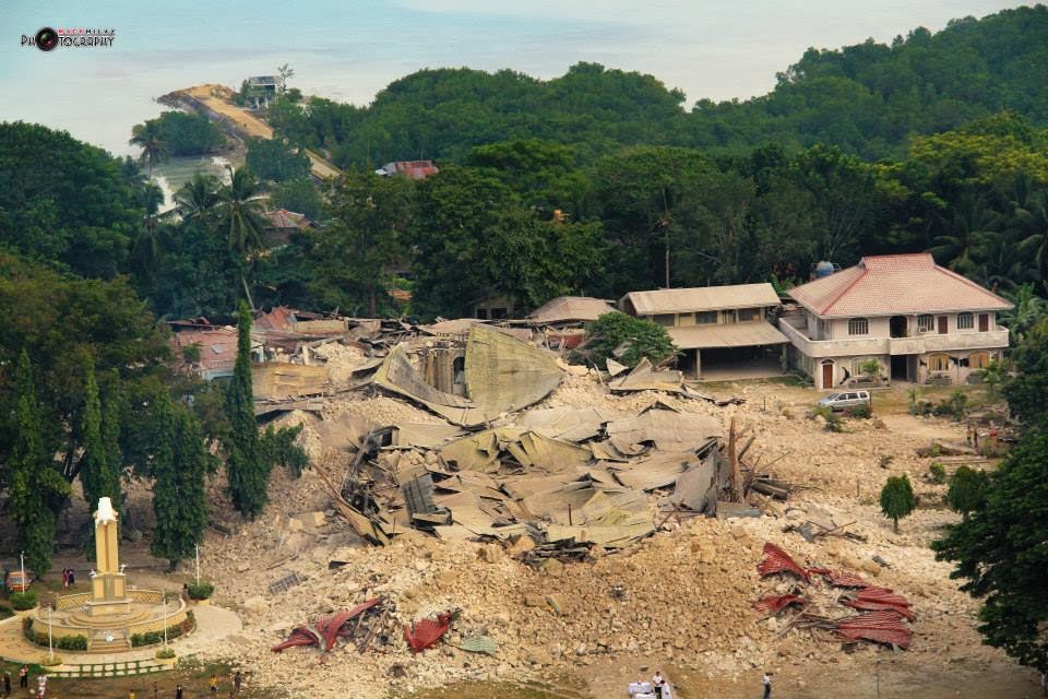 Byahero Aerial Photos Damage caused by the quake in Bohol