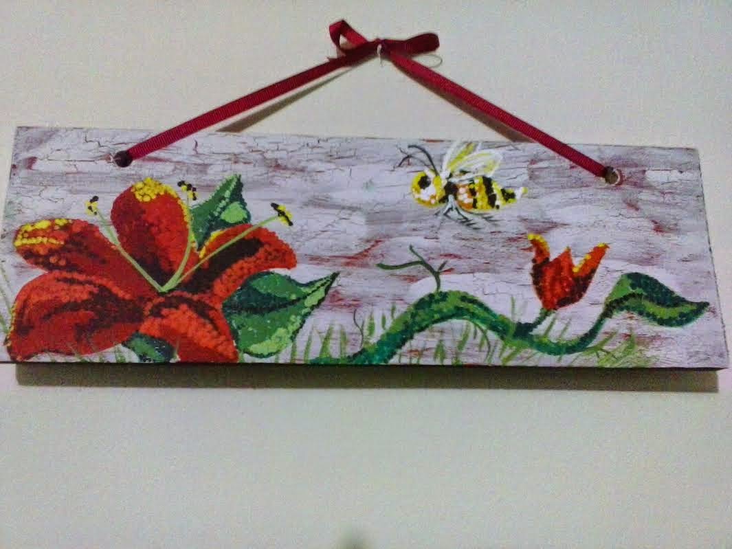 DeSouVre Tablas decorativas pintadas en madera