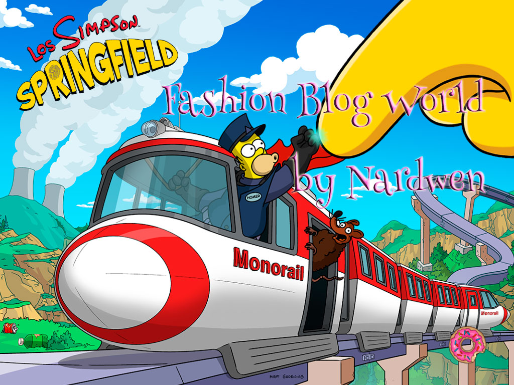 Los Simpsons Springfield Monorail Fashion Blog World