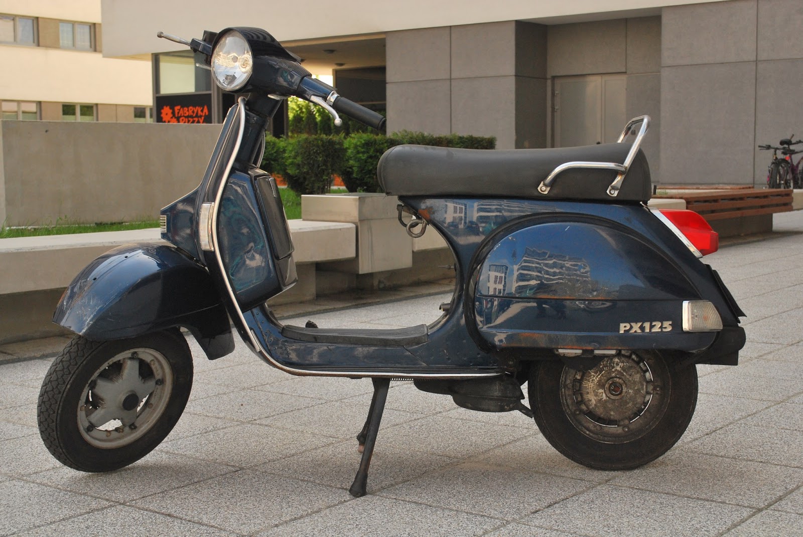 Vespa PX 125 E Restoration The Vespa has arrived