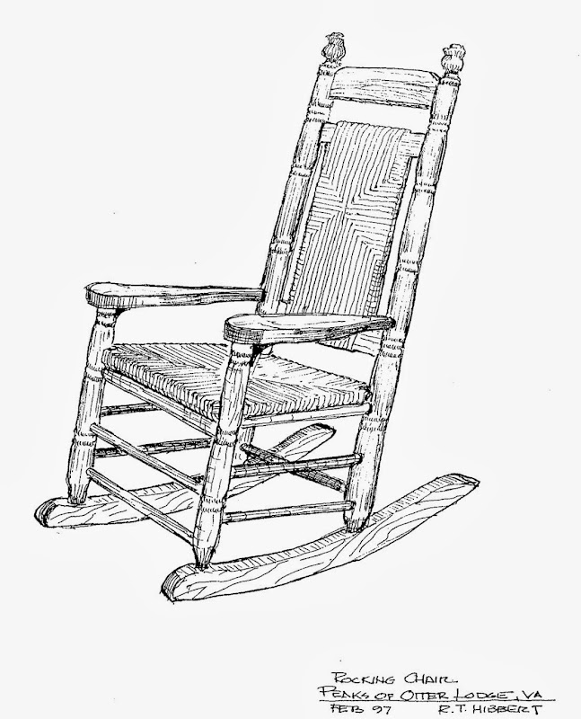 Commemorating The Art Of Richard Tudor Hibbert Rocking Chair