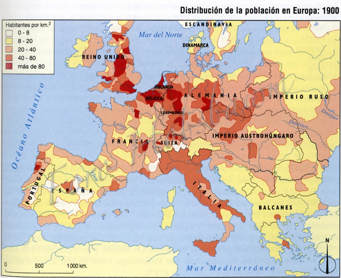 Monteporreiro-Xeografía: A poboación na UE